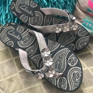 Clarks Sandals with Short Heel